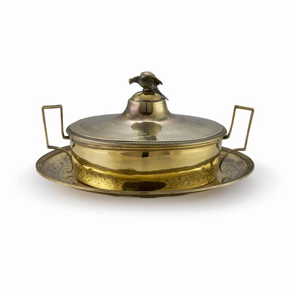 ECUELLE PARIGI, INIZI SECOLO XIX, ARGENTIERE MARC JACQUART  - Asta Argenti italiani ed europei - Associazione Nazionale - Case d'Asta italiane