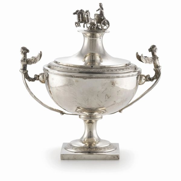 ZUCCHERIERA, ROMA, SECOLO XIX, ARGENTIERE STEFANO SCIOLET II  - Asta Argenti italiani ed europei - Associazione Nazionale - Case d'Asta italiane