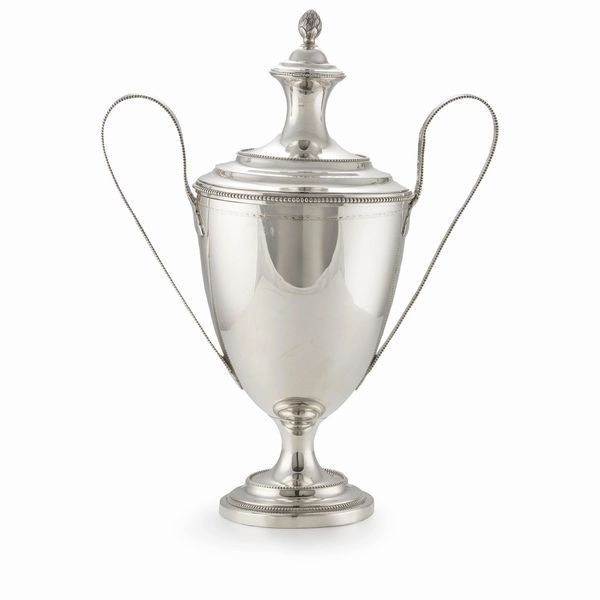 COPPA A DUE MANICI, AMSTERDAM, SECOLO XIX  - Asta Argenti italiani ed europei - Associazione Nazionale - Case d'Asta italiane