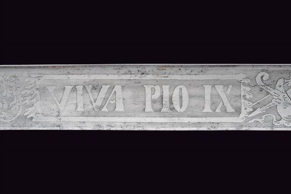 Spada da ufficiale subalterno della Guardia Civica Mod. 1847  - Asta Rare Armi Antiche e Militaria da Tutto il Mondo - Associazione Nazionale - Case d'Asta italiane