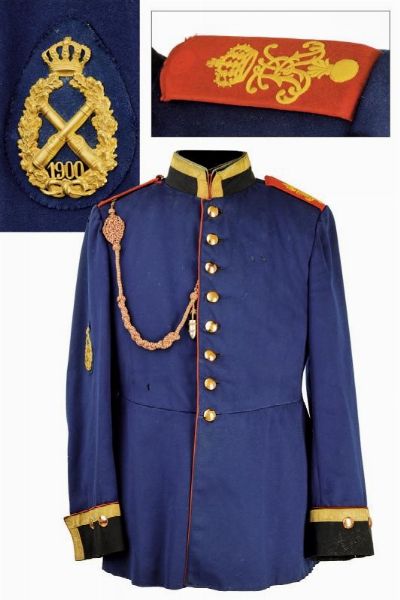 Giubba da sottufficiale del Feld Art. Rgt. K�nig Karl 1. W�rttemb. N�13  - Asta Rare Armi Antiche e Militaria da Tutto il Mondo - Associazione Nazionale - Case d'Asta italiane