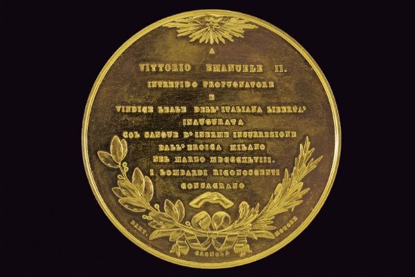 Medaglia Cinque Giornate di Milano  - Asta Rare Armi Antiche e Militaria da Tutto il Mondo - Associazione Nazionale - Case d'Asta italiane