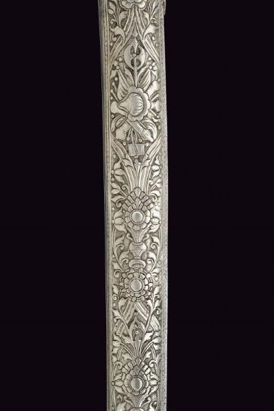 Yatagan con fornimenti in argento  - Asta Rare Armi Antiche e Militaria da Tutto il Mondo - Associazione Nazionale - Case d'Asta italiane