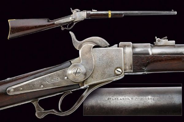 Starr Percussion Carbine con timbri d'ordinanza militare  - Asta Rare Armi Antiche e Militaria da Tutto il Mondo - Associazione Nazionale - Case d'Asta italiane