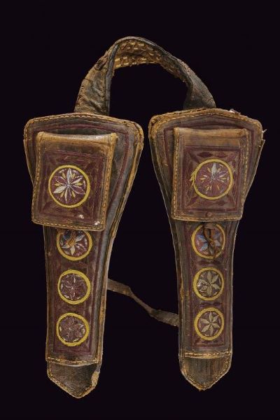 Paio di pistole a pietra focaia con fonde  - Asta Rare Armi Antiche e Militaria da Tutto il Mondo - Associazione Nazionale - Case d'Asta italiane