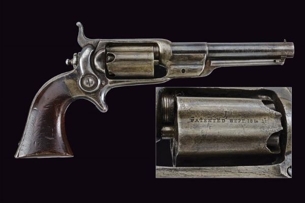 Colt Model 1855 Sidehammer Pocket Revolver Root Model  - Asta Rare Armi Antiche e Militaria da Tutto il Mondo - Associazione Nazionale - Case d'Asta italiane