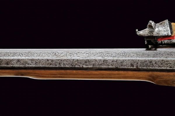 Interessante schioppetto a ruota da arcione  - Asta Rare Armi Antiche e Militaria da Tutto il Mondo - Associazione Nazionale - Case d'Asta italiane
