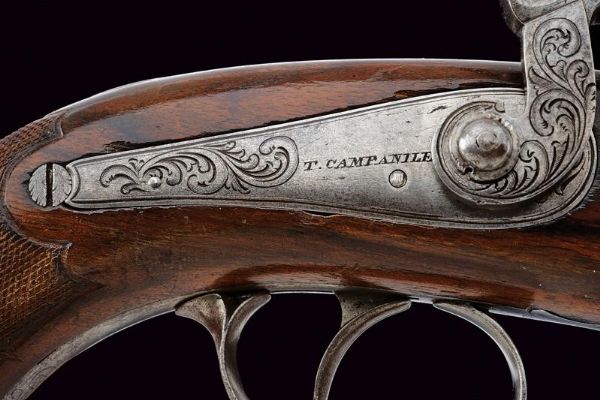 Pistola a luminello di Tommaso Campanile  - Asta Rare Armi Antiche e Militaria da Tutto il Mondo - Associazione Nazionale - Case d'Asta italiane