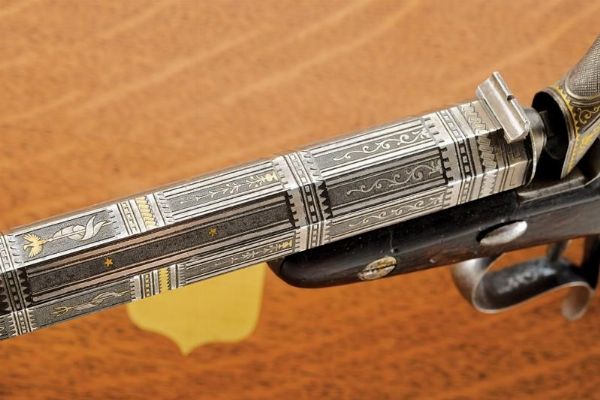 Rara e bella pistola monocolpo a luminello di A. Garollo  - Asta Rare Armi Antiche e Militaria da Tutto il Mondo - Associazione Nazionale - Case d'Asta italiane