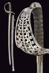Sciabola da ufficiale di cavalleria  - Asta Rare Armi Antiche e Militaria da Tutto il Mondo - Associazione Nazionale - Case d'Asta italiane
