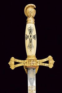 Spada massonica  - Asta Rare Armi Antiche e Militaria da Tutto il Mondo - Associazione Nazionale - Case d'Asta italiane