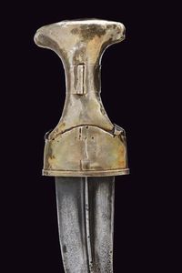 Jambiya con fornimenti in argento  - Asta Rare Armi Antiche e Militaria da Tutto il Mondo - Associazione Nazionale - Case d'Asta italiane