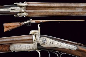 Doppietta a spillo firmata Fratelli Zanotti  - Asta Rare Armi Antiche e Militaria da Tutto il Mondo - Associazione Nazionale - Case d'Asta italiane