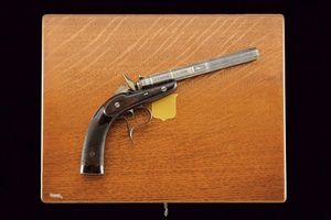 Rara e bella pistola monocolpo a luminello di A. Garollo  - Asta Rare Armi Antiche e Militaria da Tutto il Mondo - Associazione Nazionale - Case d'Asta italiane