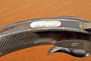 Rara e bella pistola monocolpo a luminello di A. Garollo  - Asta Rare Armi Antiche e Militaria da Tutto il Mondo - Associazione Nazionale - Case d'Asta italiane