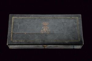 Pistola a luminello da tiro in cassetta di Gastinne Renette  - Asta Rare Armi Antiche e Militaria da Tutto il Mondo - Associazione Nazionale - Case d'Asta italiane