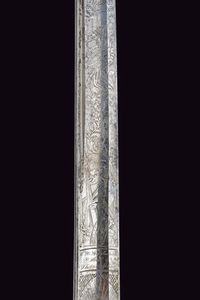 Sciabola Mod. 1850 da ufficiale dei corpi a piedi, con dedica  - Asta Rare Armi Antiche e Militaria da Tutto il Mondo - Associazione Nazionale - Case d'Asta italiane