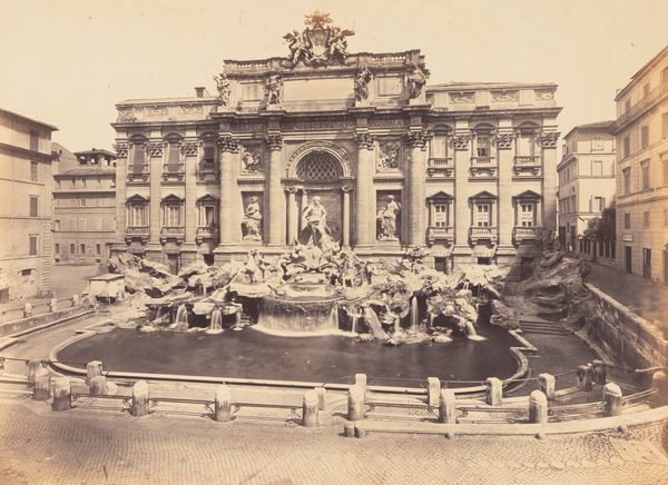 ROBERT MACPHERSON : Roma, Fontana di Trevi  - Asta Fotografia: Under 1K - Associazione Nazionale - Case d'Asta italiane