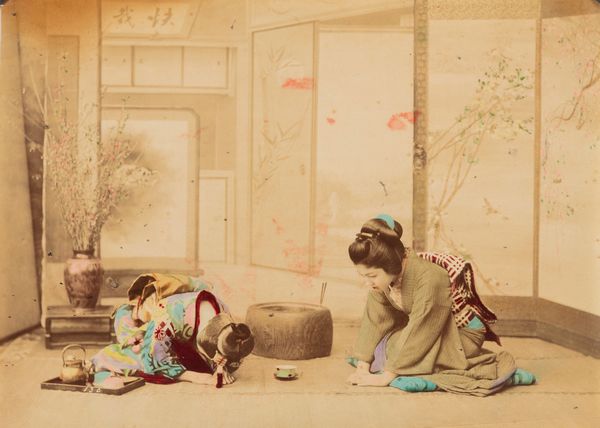 Scuola di Yokoama : Senza titolo (Rito del t�)  - Asta Fotografia: Under 1K - Associazione Nazionale - Case d'Asta italiane