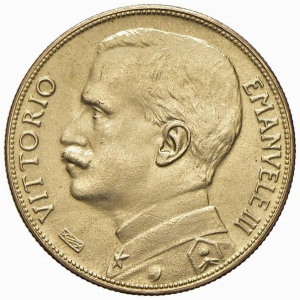 RIPRODUZIONE IN ORO 50 LIRE VITTORIO EMANUELE III  - Asta AUREA - Associazione Nazionale - Case d'Asta italiane