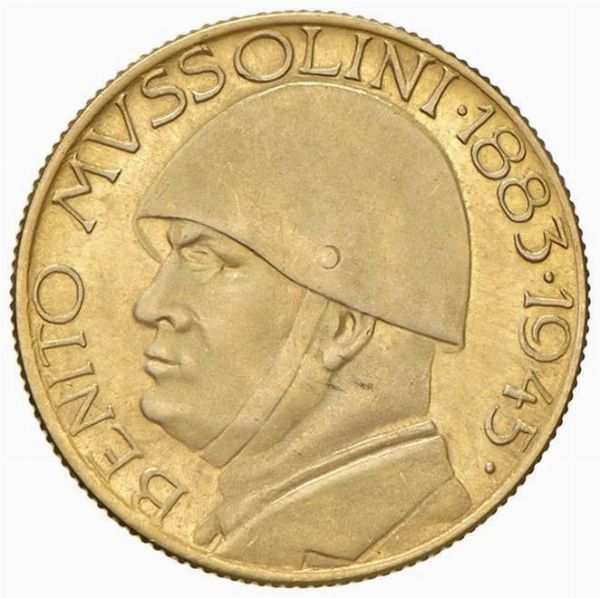 SAVOIA. RIPRODUZIONE IN ORO DELLE 20 LIRE  - Asta AUREA - Associazione Nazionale - Case d'Asta italiane