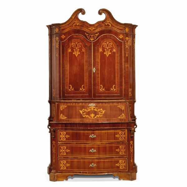 BUREAU TRUMEAU, MARCHE, SECOLO XVIII  - Asta MOBILI, MAIOLICHE E OGGETTI D'ARTE - Associazione Nazionale - Case d'Asta italiane