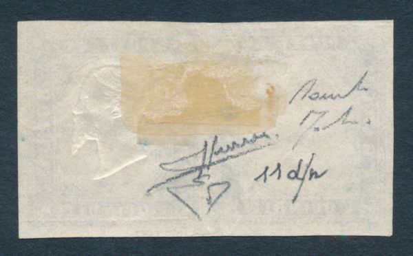1863 - Regno dItalia - 15 cent. celeste latteo, coppia orizzontale, nuova, di cui un esemplare senza effigie (Sass. 11d/n).  - Asta Filatelia e Storia Postale - Associazione Nazionale - Case d'Asta italiane