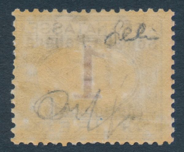 1906 - Colonie italiane - Somalia - Segnatasse - 1 lire azzurro e carminio (Sass. 8).  - Asta Filatelia e Storia Postale - Associazione Nazionale - Case d'Asta italiane