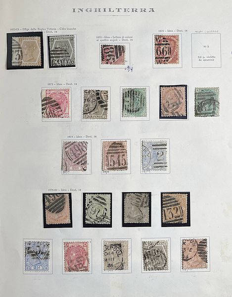 1840/1976 - Great Britain - Advanced collection.  - Asta Filatelia e Storia Postale - Associazione Nazionale - Case d'Asta italiane
