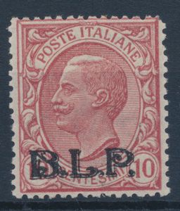 1922 � Regno d�Italia - Buste Lettere Postali � 10 cent. rosa, soprastampa �B.L.P.�, III tipo (Sass. 13).  - Asta Filatelia e Storia Postale - Associazione Nazionale - Case d'Asta italiane