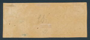 1867 - Stato Pontificio - II emissione  - Stemma pontificio, tiara e chiavi e dicitura FRANCO BOLLO POSTALE e valore in centesimi - 3c. grigio rosa (Sass. 14).  - Asta Filatelia e Storia Postale - Associazione Nazionale - Case d'Asta italiane