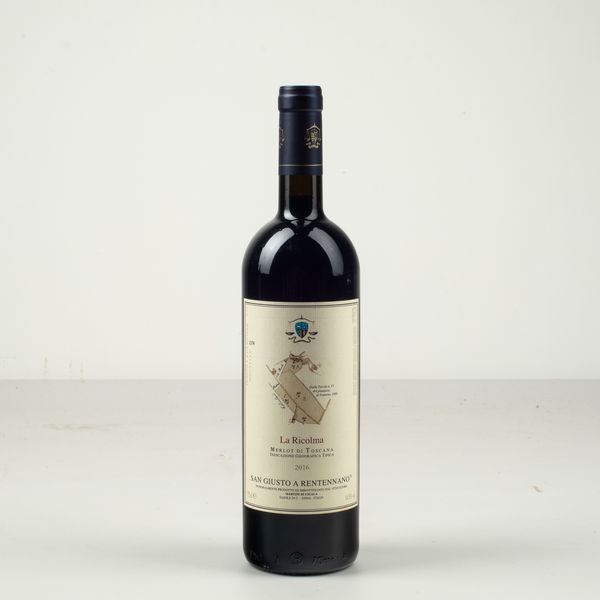 San Giusto A Rentennano, La Ricolma 2016  - Asta Wine and Spirit for Christmas - Associazione Nazionale - Case d'Asta italiane