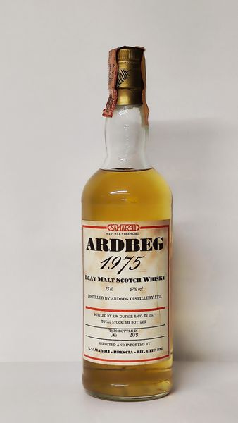 Ardbeg Samaroli 1975, Islay Malt Scotch Whisky  - Asta Wine and Spirit for Christmas - Associazione Nazionale - Case d'Asta italiane