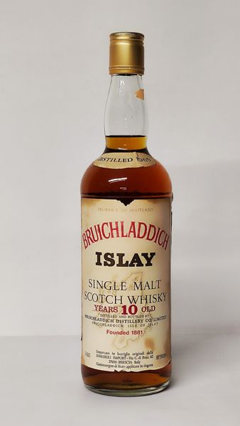 Bruichladdich Samaroli 10 Years Old 1965, Single Malt Scotch Whisky  - Asta Wine and Spirit for Christmas - Associazione Nazionale - Case d'Asta italiane