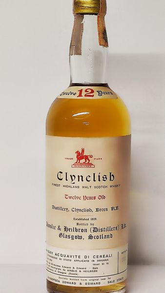 Clynelish 12 Years Old Whiskyteca Edward, Finet Highland Malt Scotch Whisky  - Asta Wine and Spirit for Christmas - Associazione Nazionale - Case d'Asta italiane