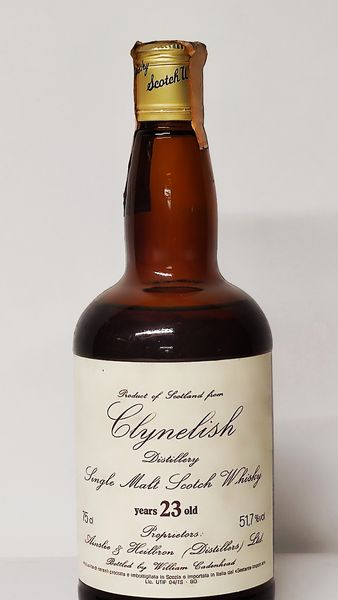 Clynelish Cadenhead 23 Years Old 1966, Single Malt Scotch Whisky  - Asta Wine and Spirit for Christmas - Associazione Nazionale - Case d'Asta italiane