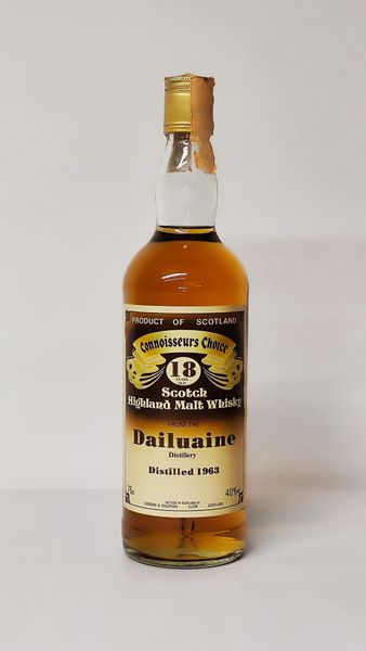 Dailuaine Connoisseurs 18 Years Old 1963, Scotch Highland Malt  Whisky  - Asta Wine and Spirit for Christmas - Associazione Nazionale - Case d'Asta italiane