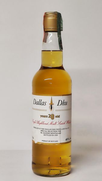 Dallas Dhu 20 Years Old 1999, Single Highland Malt Scotch Whisky  - Asta Wine and Spirit for Christmas - Associazione Nazionale - Case d'Asta italiane
