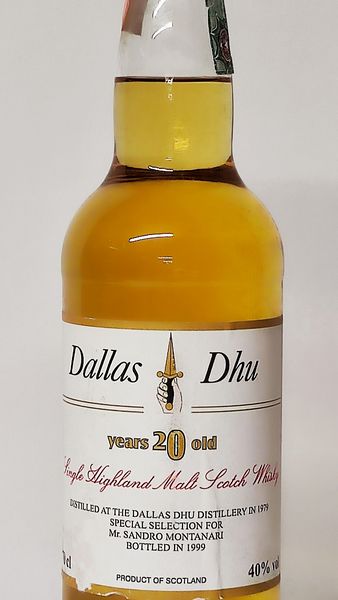 Dallas Dhu 20 Years Old 1999, Single Highland Malt Scotch Whisky  - Asta Wine and Spirit for Christmas - Associazione Nazionale - Case d'Asta italiane