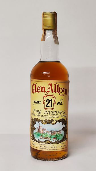 Glen Albyn 21 Years Old 1963, Pure Inverness Highland Malt Scotch Whisky  - Asta Wine and Spirit for Christmas - Associazione Nazionale - Case d'Asta italiane