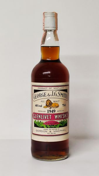 Glenlivet Gordon & Macphail 1949, Malt Scotch Whisky  - Asta Wine and Spirit for Christmas - Associazione Nazionale - Case d'Asta italiane