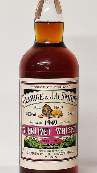 Glenlivet Gordon & Macphail 1949, Malt Scotch Whisky  - Asta Wine and Spirit for Christmas - Associazione Nazionale - Case d'Asta italiane