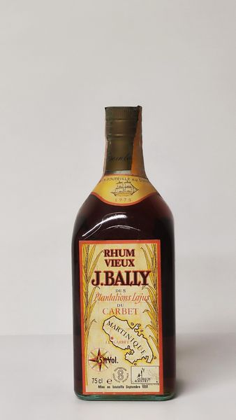 J. Bally 1975, Rhum Martinique  - Asta Wine and Spirit for Christmas - Associazione Nazionale - Case d'Asta italiane