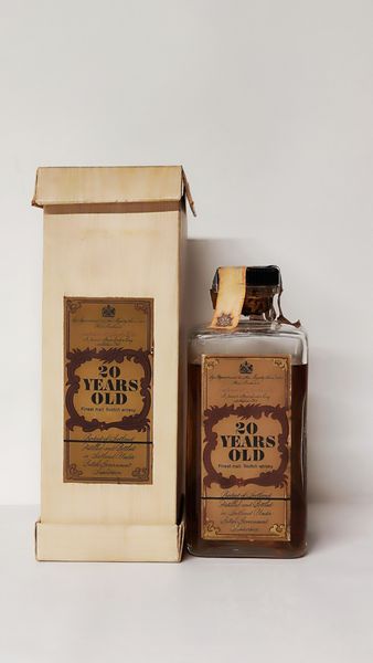 Justerini & Brooks 20 Years Old, Malt Scotch Whisky  - Asta Wine and Spirit for Christmas - Associazione Nazionale - Case d'Asta italiane