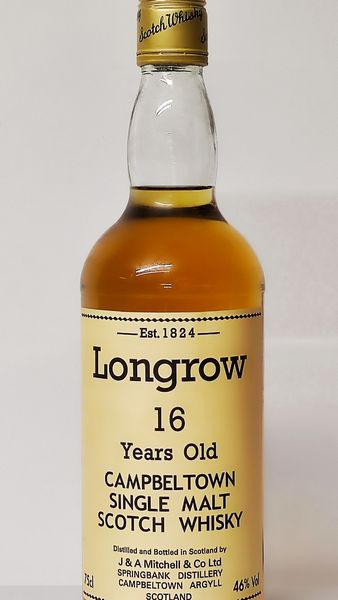 Longrow 16 Years Old, Campbeltown Single Malt Scotch Whisky  - Asta Wine and Spirit for Christmas - Associazione Nazionale - Case d'Asta italiane