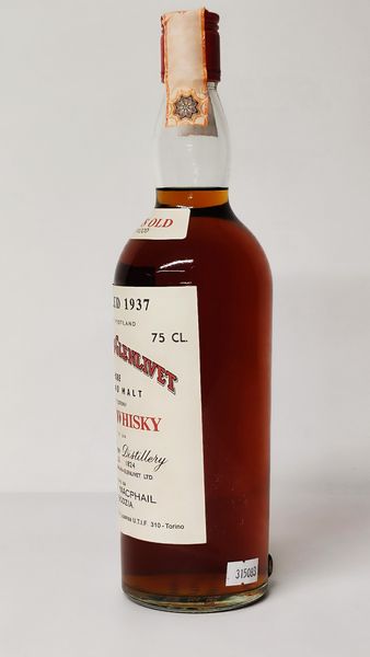 Macallan-Glenlivet 1937 34 Years Old, Pure Highland Malt Scotch Whisky  - Asta Wine and Spirit for Christmas - Associazione Nazionale - Case d'Asta italiane