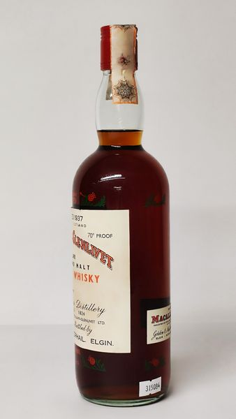 Macallan-Glenlivet 1937, Pure Highland Malt Scotch Whisky  - Asta Wine and Spirit for Christmas - Associazione Nazionale - Case d'Asta italiane