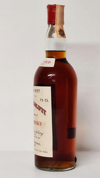 Macallan-Glenlivet 34 Years Old 1937, Pure Highland Malt Scotch Whisky  - Asta Wine and Spirit for Christmas - Associazione Nazionale - Case d'Asta italiane