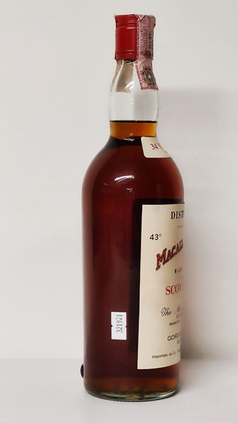 Macallan-Glenlivet 34 Years Old 1937, Pure Highland Malt Scotch Whisky  - Asta Wine and Spirit for Christmas - Associazione Nazionale - Case d'Asta italiane