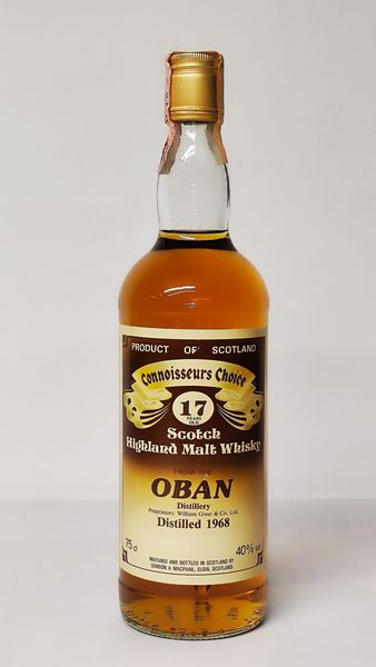 Oban Connoisseurs 17 Years Old 1968, Scotch Highland Malt Whisky  - Asta Wine and Spirit for Christmas - Associazione Nazionale - Case d'Asta italiane